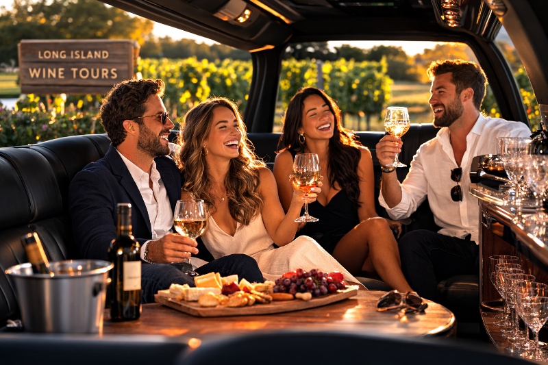 Wine tour limousine service