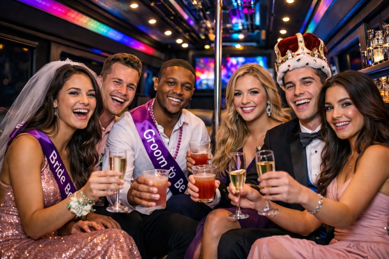 Bachelor and bachelorette party transportation